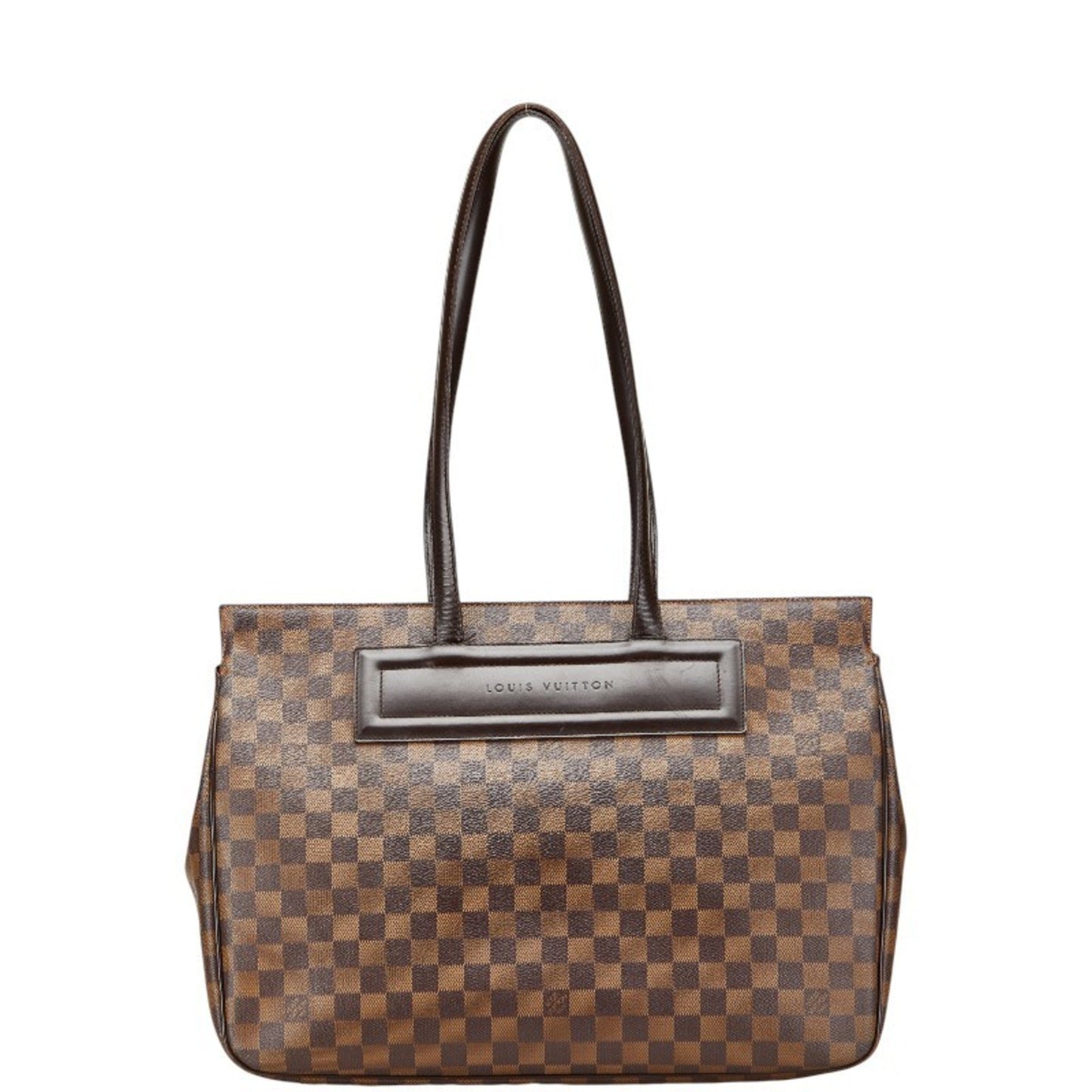 Louis Vuitton Damier Parioli Gm Tote Bag N51124 Ebene Brown Leather