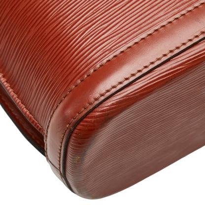 Louis Vuitton Epi Lussac Tote/Shoulder Bag M52283 Kenya Brown Leather