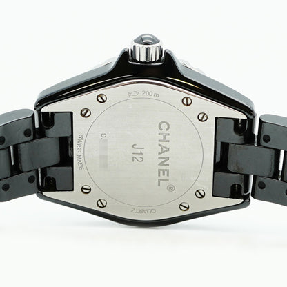Chanel J12 H1625 Black Dial