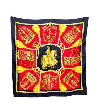 Hermes Carr 90 Les Muserolles Noseband Scarf Silk