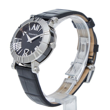 Tiffany & Co. Atlas Heart Date Quartz Watch With Black Dial