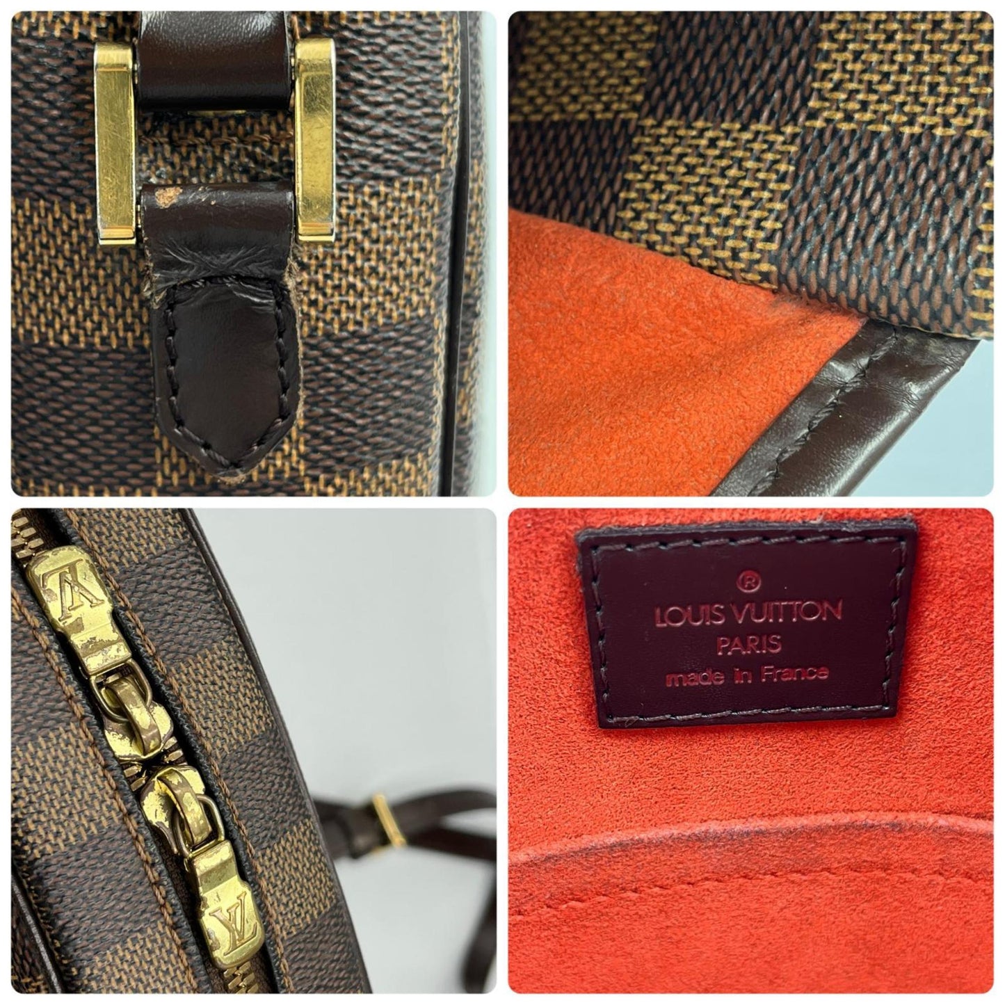 Louis Vuitton Ipanema Pm Shoulder Bag N51294 Damier Canvas