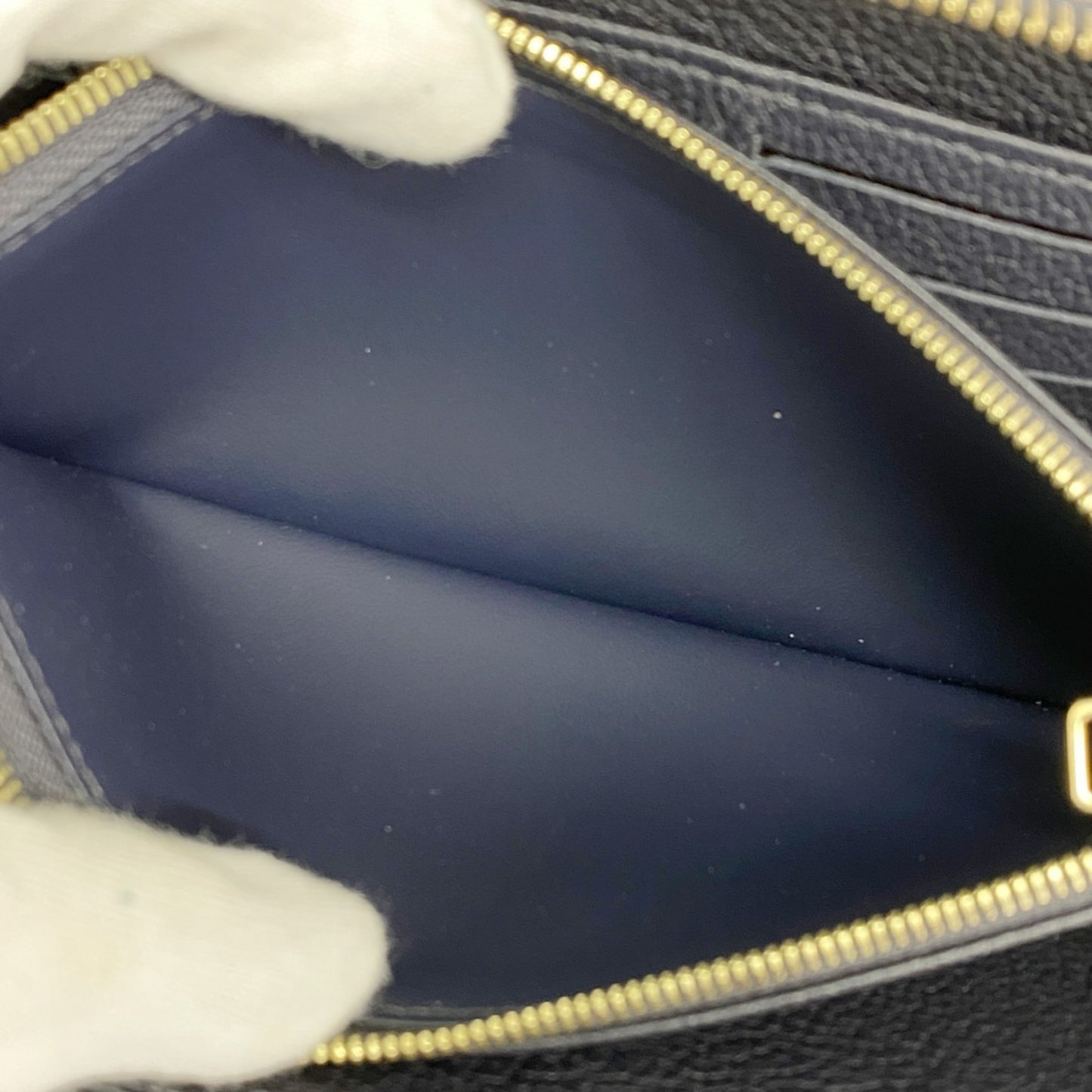 Louis Vuitton Monogram Empreinte Zippy Wallet M62121 Marine Rouge