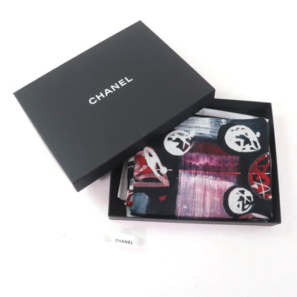 Chanel 100% Cashmere Tweed 2023 Fringed All-Over Print Large Stole/Shawl