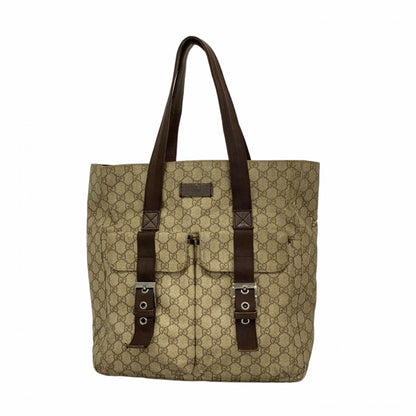 Gucci Gg Supreme Tote Bag 141196 Brown