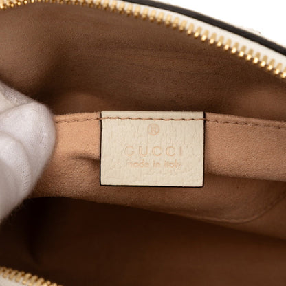 Gucci Ophidia Shoulder Bag 499621 White Leather