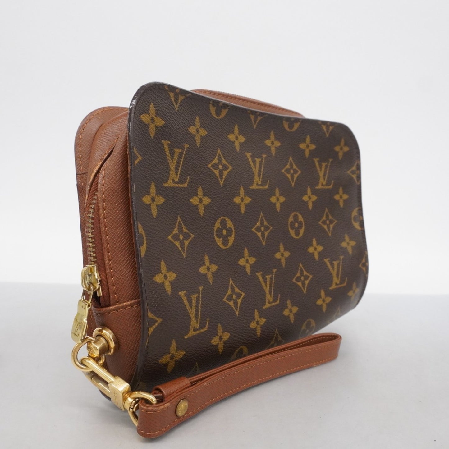 Louis Vuitton Monogram Orsay Clutch Bag M51790 Brown