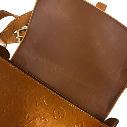 Louis Vuitton Vernis Christy Gm Shoulder Bag M91107 Brown