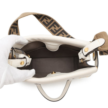 Fendi Flip Small Handbag 8Bt306 Fendi 2-Way White