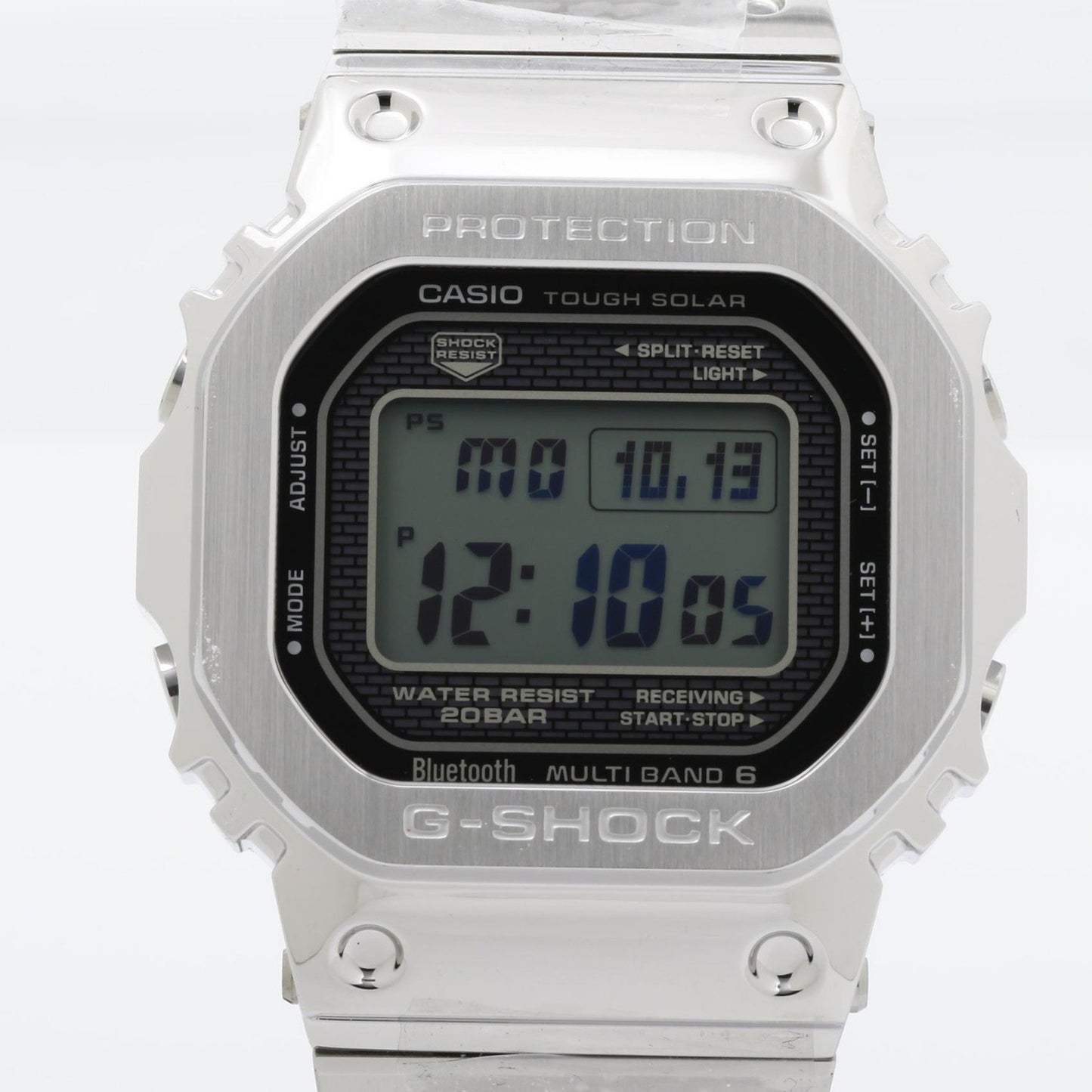 Casio Gshock Full Metal 5000 Series Gmwb5000D1Jf Silver Stainless Steel