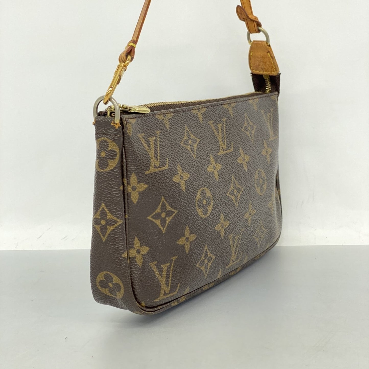 Louis Vuitton Monogram Pochette Accessoires M51980 Brown