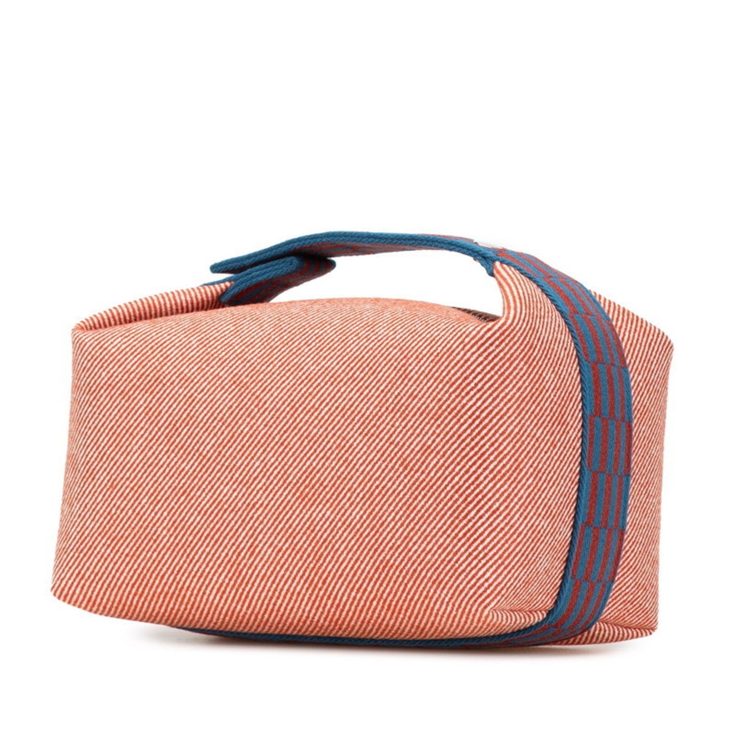 Hermes Brid A Black Gm Handbag In Orange