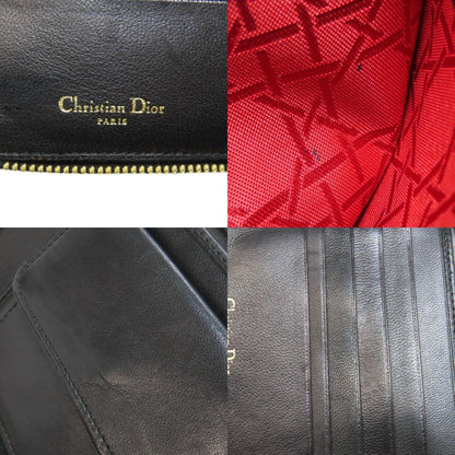 Christian Dior Cannage Bi-Fold Wallet Lambskin