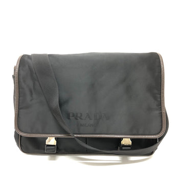 Prada Va0793 Bag Crossbody Bag Shoulder Bag Black Brown/Silverhardware