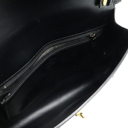 Louis Vuitton Epi Arches Shoulder Bag/Pochette/Clutch Bag In Noir Black