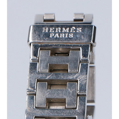 Hermes Cl5 210 Clipper Diver Date Stainless Steel Watch With Navy Dial And Quartz Movement