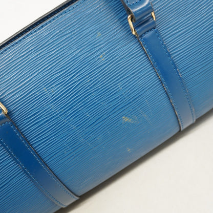 Louis Vuitton Epi Soufflot Handbag M52225 Toledo Blue