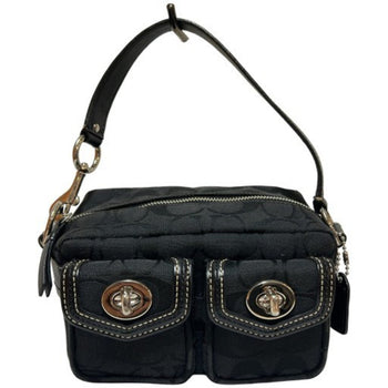 Coach Signature Multi-Pocket Handbag Shoulder Bag In Black (Mikunigaoka Store) Itgiotbfz7L4 Rm0189T