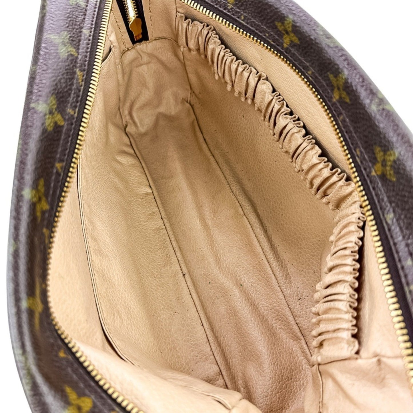 Louis Vuitton Louis Vuitton True Toilet 28 Monogram Second Bag Pouch M47522 Brown