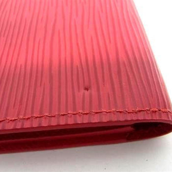 Louis Vuitton Louis Vuitton Envelope Carte De Visite Business Card Case M5658E Rouge (Red) Epi