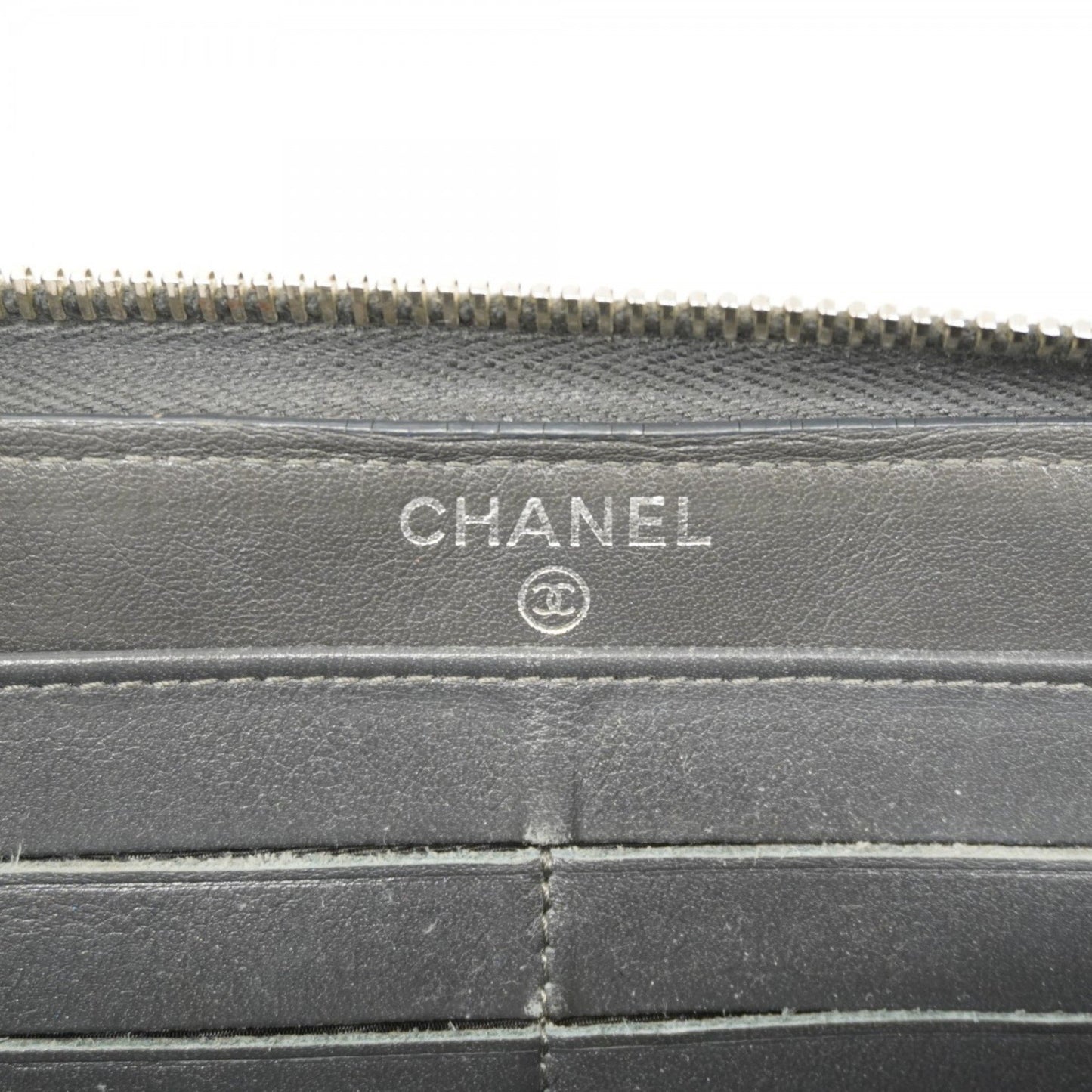 Chanel Matelasse Patent Leather Long Wallet