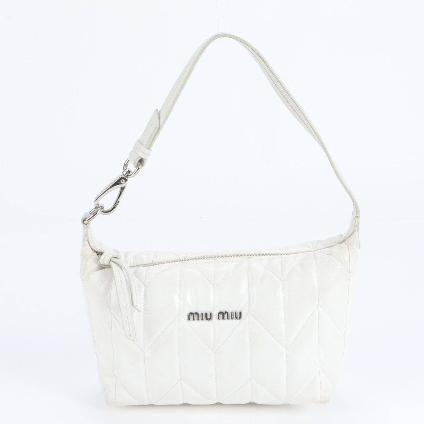 Miu Miu Miu Matelasse Cille Leather Shoulder Bag