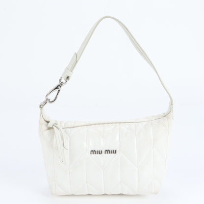 Miu Miu Miu Matelasse Cille Leather Shoulder Bag