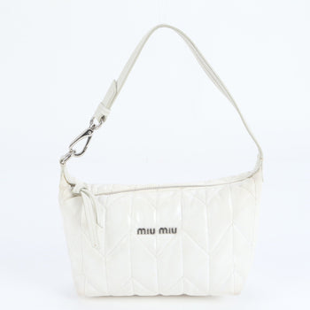 Miu Miu Miu Matelasse Cille Leather Shoulder Bag