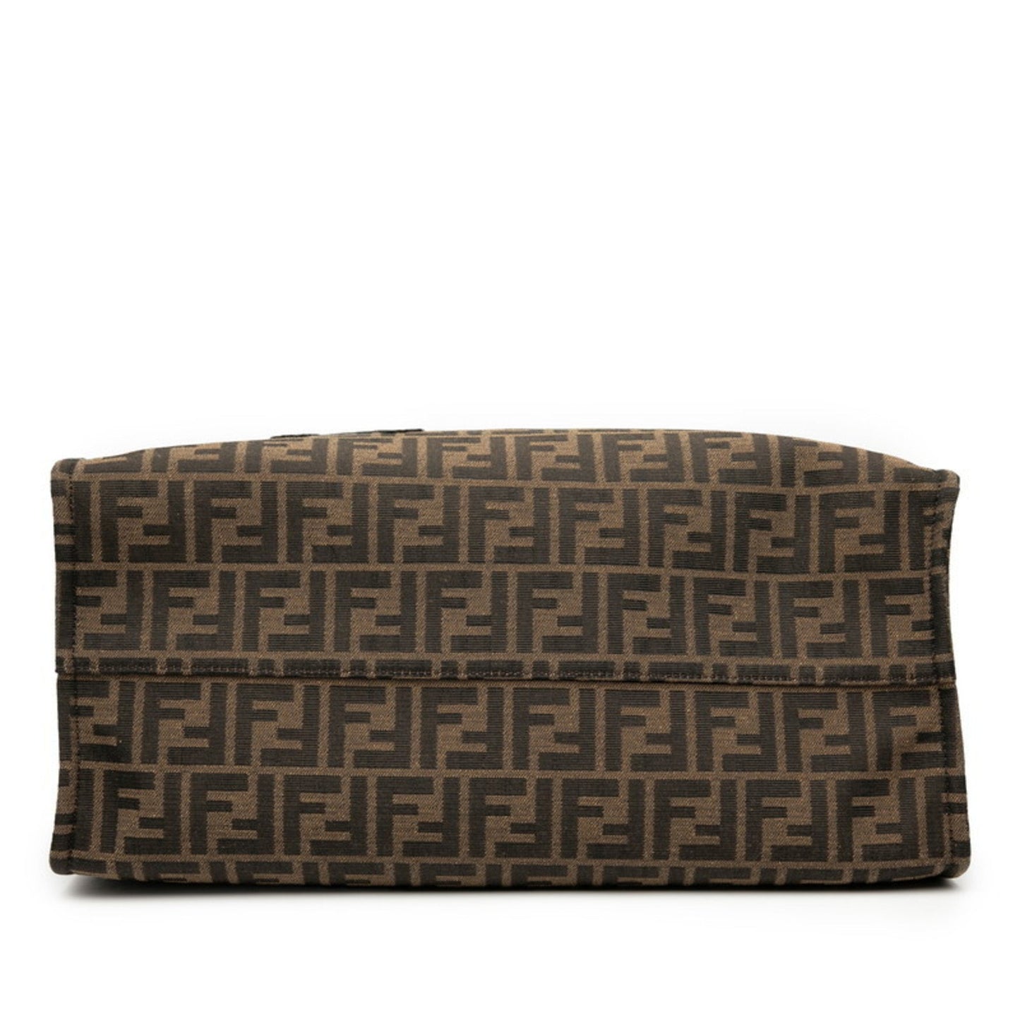 Fendi X Fragment Pokmon Zucca Dragonite Tote Bag/Shoulder Bag 2Way 8Bh357 Brown Canvas Leather