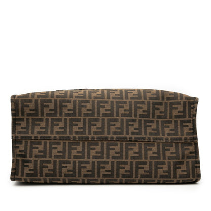 Fendi X Fragment Pokmon Zucca Dragonite Tote Bag/Shoulder Bag 2Way 8Bh357 Brown Canvas Leather