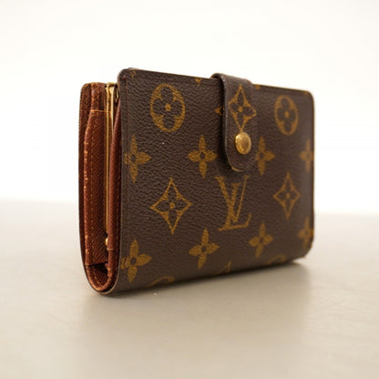 Louis Vuitton Monogram Porte Monnaie Bi-Fold Wallet M61663 Brown