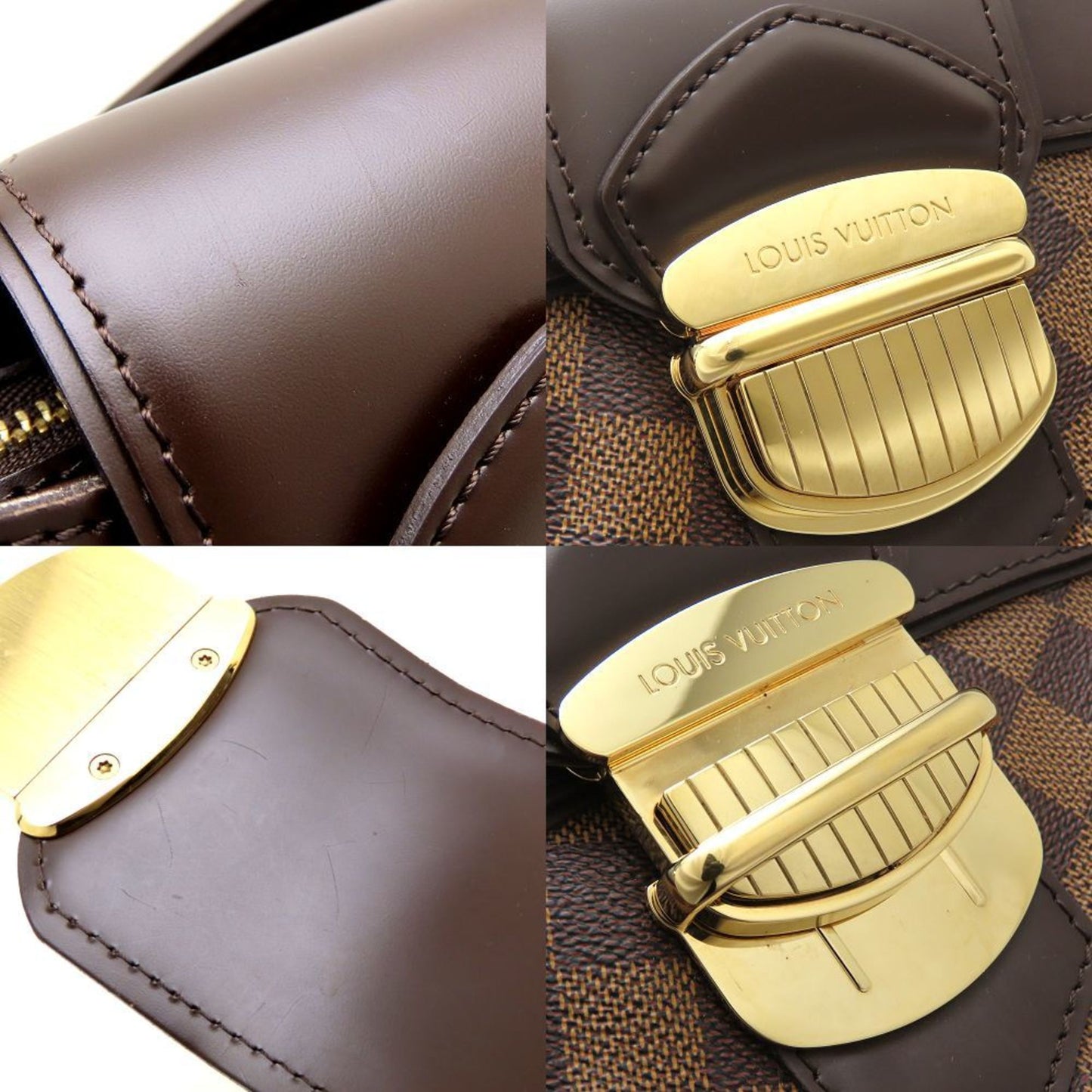 Louis Vuitton Damier Sistine Mm N41541 Shoulder Bag Ebene 352635