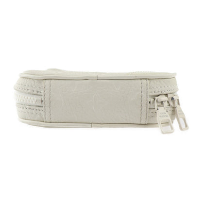 Louis Vuitton Utility Side Bag Monogram Shoulder M53297 Taurillon Leather Off-White Body Pouch