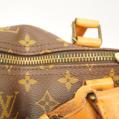 Louis Vuitton Monogram Keepall Bandouliere 60 Boston Bag M41412 Brown