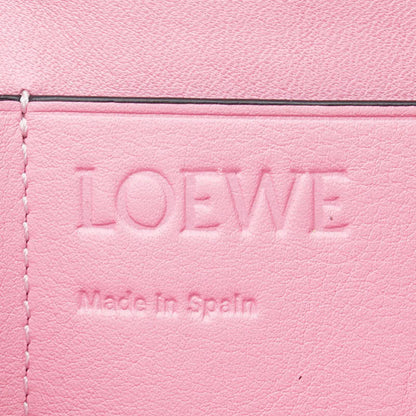 Loewe Anagram Tri-Fold Wallet Pink Leather
