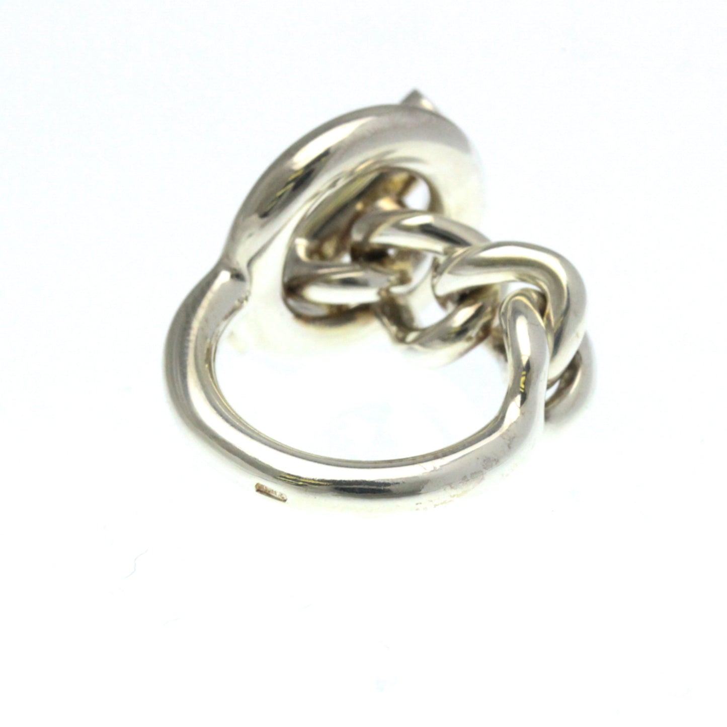 Hermes Croisette Ring Silver Fashion No Stone Band Ring Silver