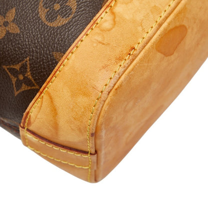 Louis Vuitton Monogram Lockit Tote Bag M40102 Brown Leather