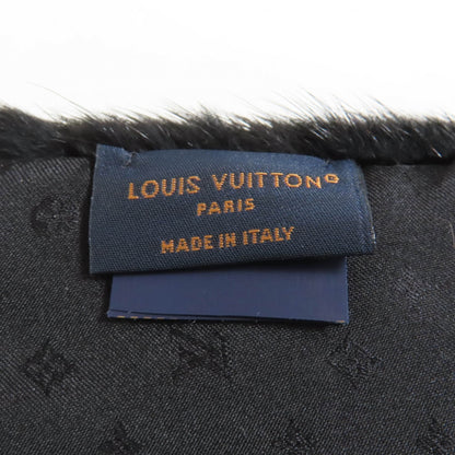 Louis Vuitton M77866 Echarpe Gaugram Mink Scarf With Lv Logo