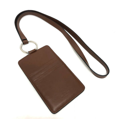 Valentino Valentino Logo All-Over Pattern Strap Smartphone Accessory Neck Shoulder Bag Leather