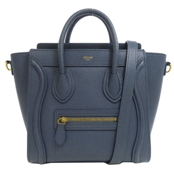 Celine Luggage Nano Handbag In Calfskin