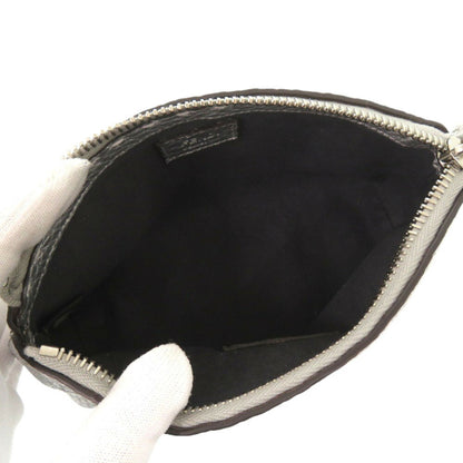 Fendi Selleria 8N0114-5Qg Leather Silver Pouch 1150Fendi