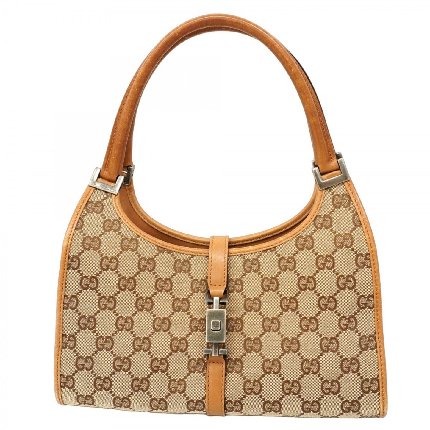 Gucci Gg Canvas Jackie Handbag 01721 Brown