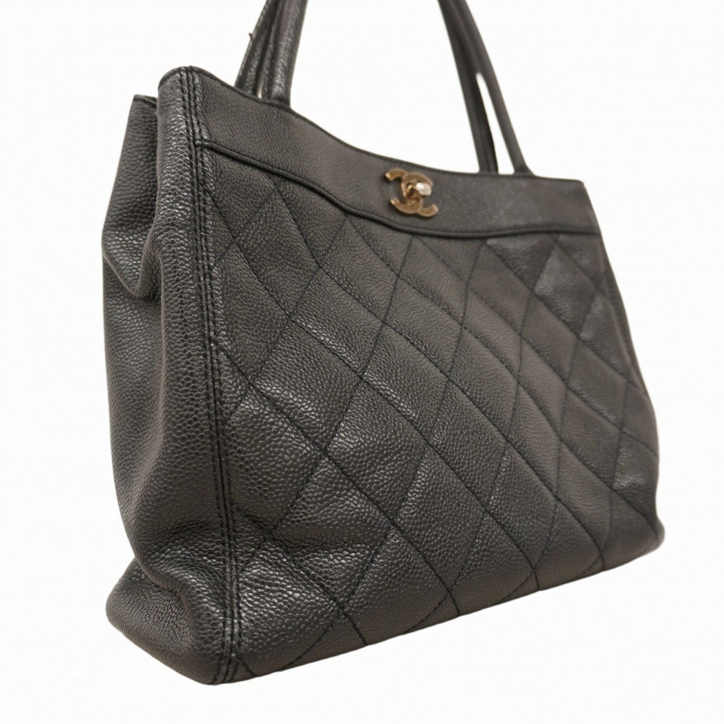 Chanel Matelasse Caviar Leather Handbag