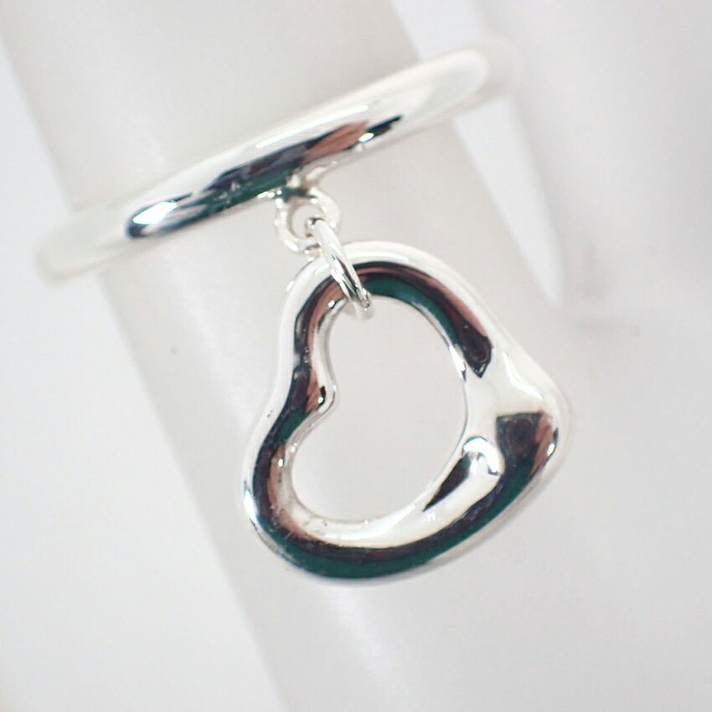 Tiffany 925 Heart Ring Size 7 J9-3