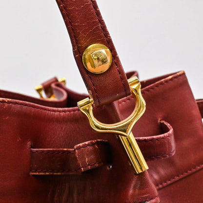 Cartier Must Line Shoulder Bag In Bordeaux