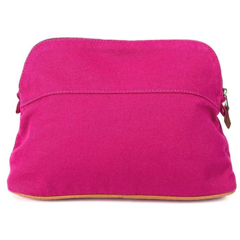 Hermes Bolide Pouch Gm Makeup Leather Canvas
