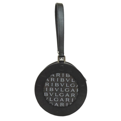 Bvlgari Drum Bag Logomania Handbag Canvas