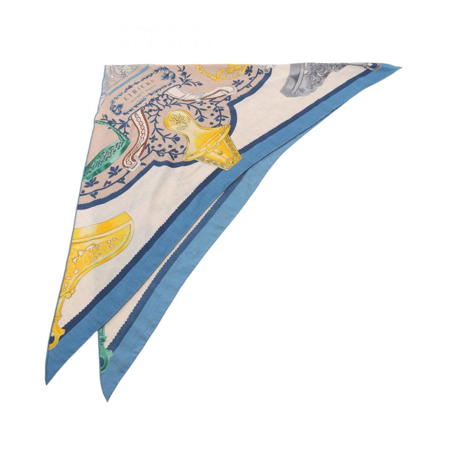 Hermes Herms Triangle Geant Etriers Scarf