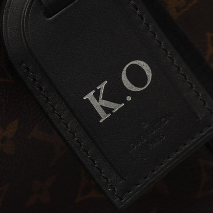 Louis Vuitton Keepall Bandouliere 45 Monogram Macassar Boston Bag