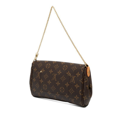 Louis Vuitton Monogram Favorite Mm Handbag/Shoulder Bag 2Way M40718 Brown Leather